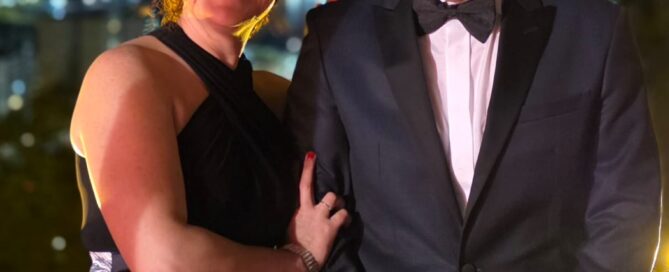 Lydia Seller y David Díaz, CEOs de AFJ en la gala